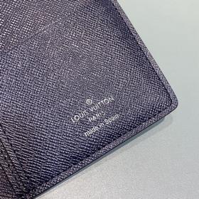 LV, модель M60615, синий, длинный кошелек с волнистым узором, Bra