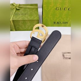 Gucci с двойным логотипом G, пояс из натуральной кожи Импортная к