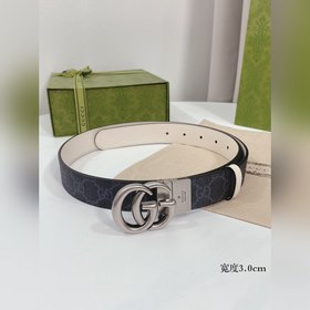 Gucci ремень с поворотной застежкой, двусторонний, из оригинально
