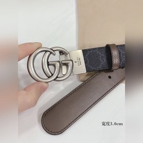 Gucci ремень с поворотной застежкой, двусторонний, из импортной к