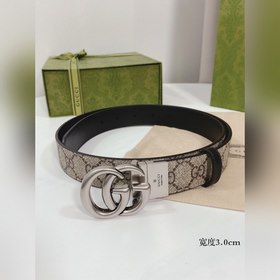 Gucci ремень с поворотной застежкой, двусторонний, из импортной к