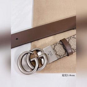 Gucci ремень с поворотной застежкой, двусторонний, из импортной к