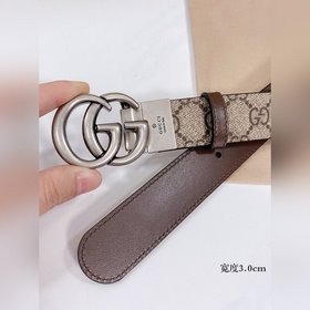 Gucci ремень с поворотной застежкой, двусторонний, из импортной к
