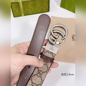 Gucci ремень с поворотной застежкой, двусторонний, из импортной к