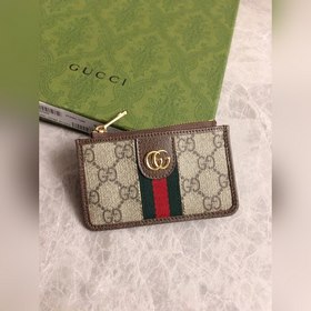 GUCCI GGSupreme Сумка для карт из парусины Модель： 671723 Эколог