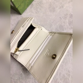 GUCCI Карман для карт с двойным логотипом G Кошелек Модель： 65824