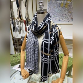 GUCCI GG сумка с цепочкой и принтом, двухслойная, 100% шелк  Дво