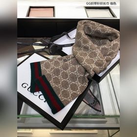 GUCCI GG тканый шарф из 100% кашемира Отличный дизайн и материал