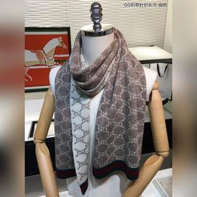 GUCCI GG тканый шарф из 100% кашемира Отличный дизайн и материал