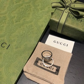 Gucci Ghost серебряное кольцо 6 мм, пара, для близких друзей