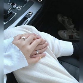 Gucci Ghost серебряное кольцо 6 мм, пара, для близких друзей