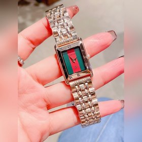 Gucci vintage, подержанные часы, 21 мм, 30 мм, маленький квадратн