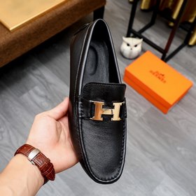 HERMES Классические туфли с застежкой Высококачественные мужские