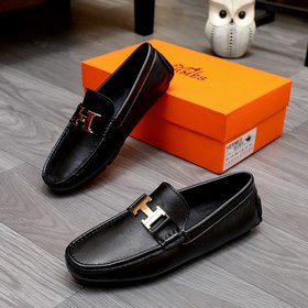 HERMES Классические туфли с застежкой Высококачественные мужские