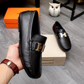 HERMES Классические туфли с застежкой Высококачественные мужские 