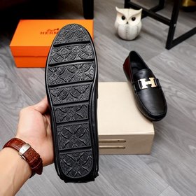 HERMES Классические туфли с застежкой Высококачественные мужские 