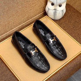 HERMES Классические туфли с застежкой Высококачественные мужские