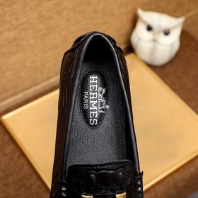 HERMES Классические туфли с застежкой Высококачественные мужские 