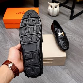 HERMES Классические туфли с застежкой Высококачественные мужские 