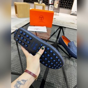 HERMES Мужские туфли Оригинальная кожа из Италии, незаменимый акс