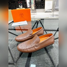 HERMES Мужские туфли Оригинальная кожа из Италии, незаменимый акс