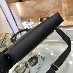 HERMES Мужская сумка для документов из кожи бычка, модель 82377-1