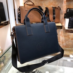HERMES Мужской портфель из кожи бычка Модель： 82377-1 A Импортна