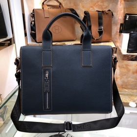 HERMES Мужской портфель из кожи бычка Модель： 82377-1 A Импортна