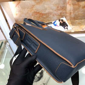 HERMES Мужской портфель из кожи бычка Модель： 82377-1 A Импортна