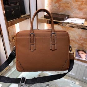 HERMES Мужской портфель с ручкой и ремнем через плечо Модель： 23