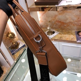 HERMES Мужской портфель с ручкой и ремнем через плечо Модель： 23