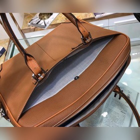 HERMES Мужской портфель с ручкой и ремнем через плечо Модель： 23