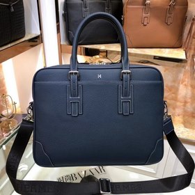 HERMES Мужской портфель с ручкой и ремнем через плечо Модель： 23