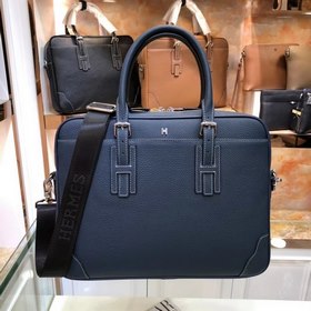 HERMES Мужской портфель с ручкой и ремнем через плечо Модель： 23