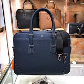 HERMES Мужской портфель с ручкой и ремнем через плечо Модель： 23
