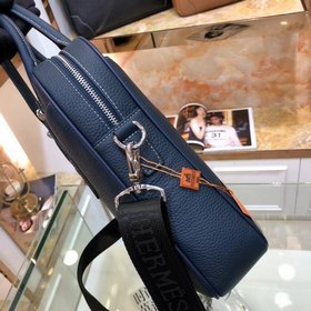 HERMES Мужской портфель с ручкой и ремнем через плечо Модель： 23