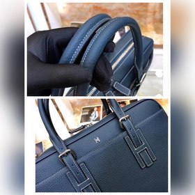 HERMES Мужской портфель с ручкой и ремнем через плечо Модель： 23