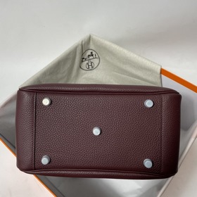 Hermès Импортная сумка из кожи TC с золотыми серебряными застежка
