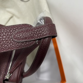 Hermès Импортная сумка из кожи TC с золотыми серебряными застежка