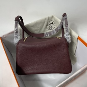 Hermès Импортная сумка из кожи TC с золотыми серебряными застежка