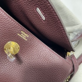 Hermès Импортная сумка из кожи TC с золотыми серебряными застежка