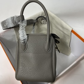 Hermès Импортная сумка из кожи TC серебристо-золотыми застежками