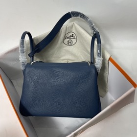 Hermès Импортная сумка из кожи TC с золотыми серебряными застежка