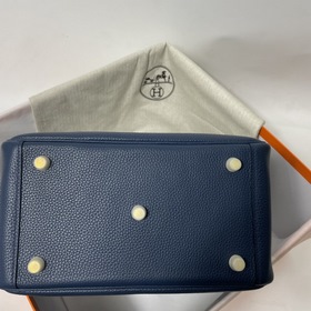 Hermès Импортная сумка из кожи TC с золотыми серебряными застежка