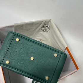 Hermès Импортная сумка из кожи TC с золотыми серебряными застежка