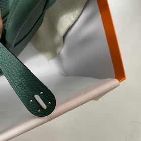Hermès Импортная сумка из кожи TC с золотыми серебряными застежка