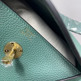 Hermès Импортная сумка из кожи TC с золотыми серебряными застежка