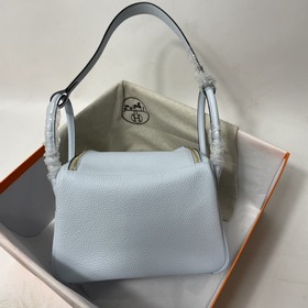 Hermès Импортная сумка из кожи TC, синий с золотыми серебряными з