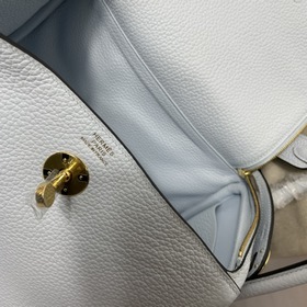 Hermès Импортная сумка из кожи TC, синий с золотыми серебряными з