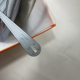 Hermès Импортная сумка из кожи TC, синий с золотыми серебряными з